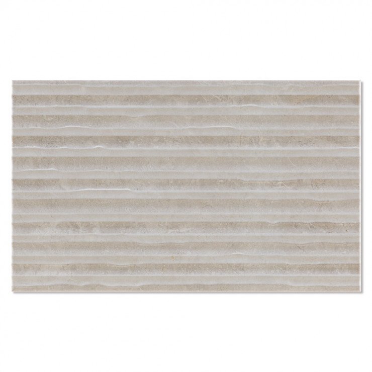 Marmor Vægflise Etoile Beige Blank-Relief 33x55 cm-1